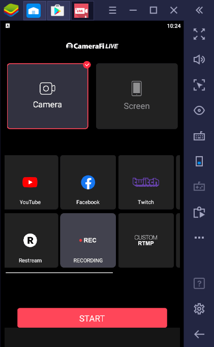 CameraFi Live app