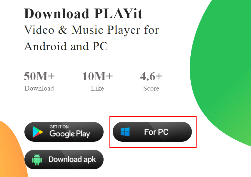 Download PLAYit for PC 