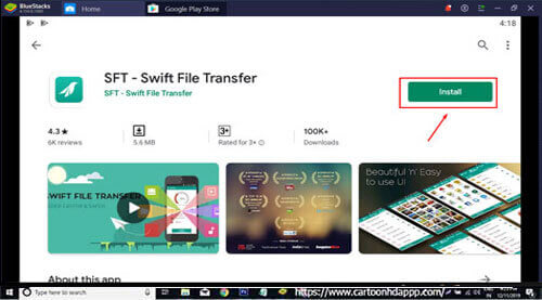 Swift File Transfer for PC