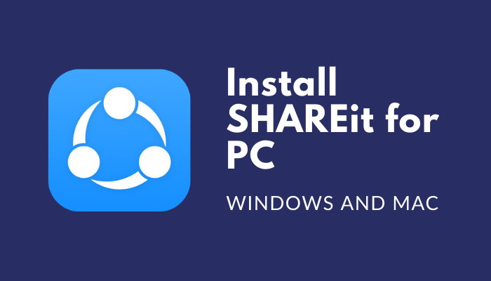 SHAREit for windows instal