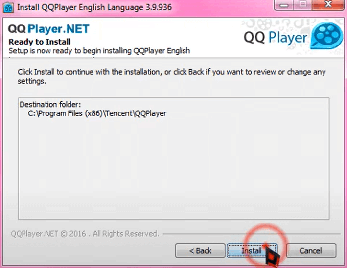 Install QQ Player for PC