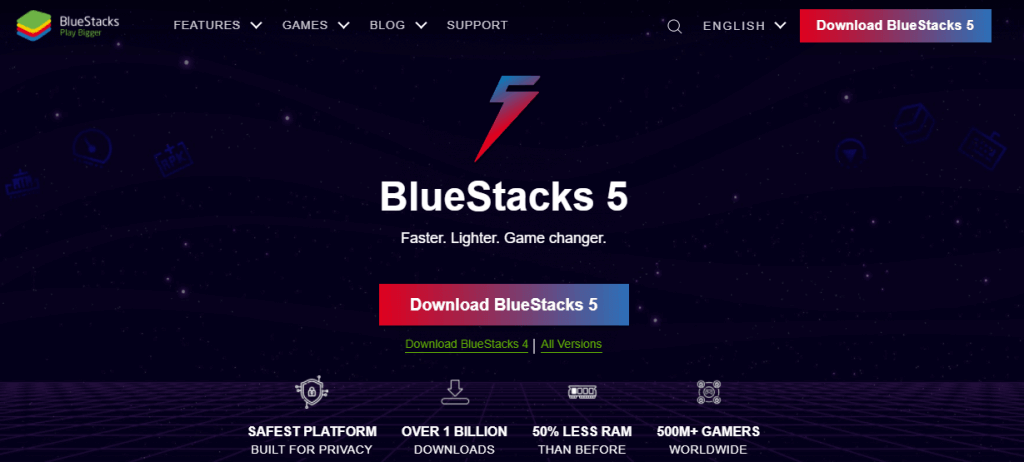 click on download bluestacks