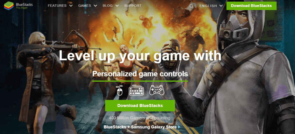 download BlueStacks to install YOLO browser for PC