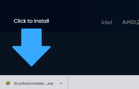click on the installer file