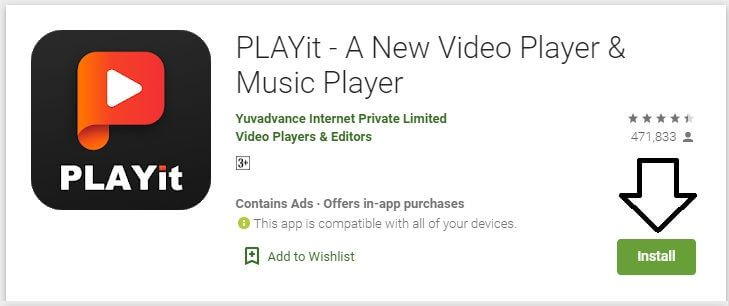 Install PLAYit